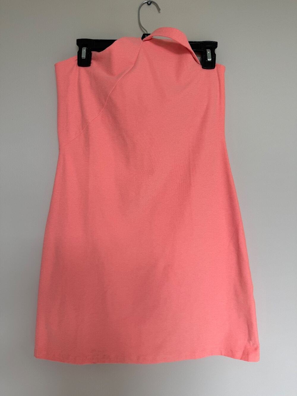 Beyond Yoga Halter Bodycon Dress Size M Coral Sleeveless Athleisure Pilates